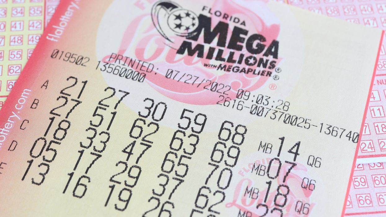 A Mega Millions ticket.
