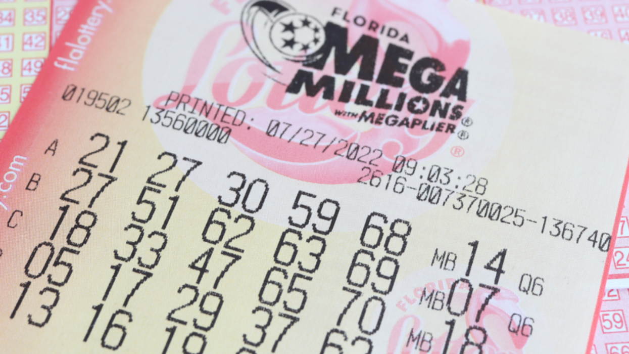 A Mega Millions ticket.