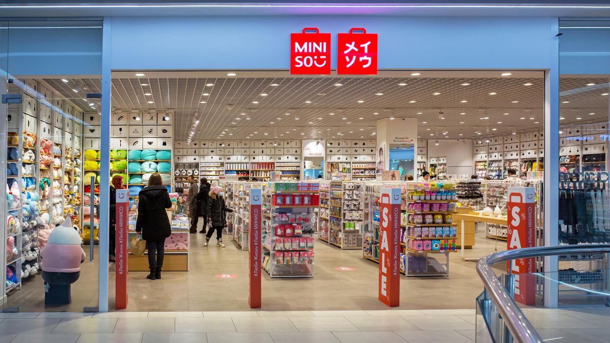 A MINSO store in Belarus.