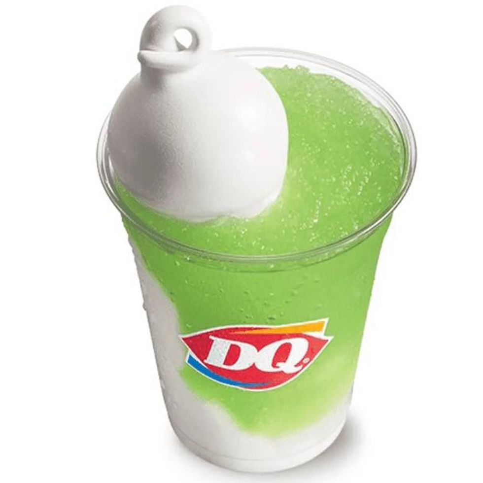 A misty float