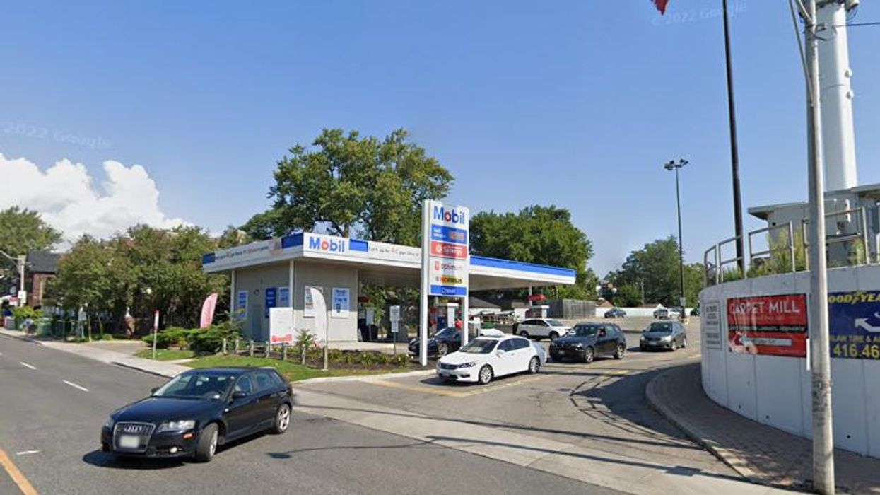A Mobil gas station in Toronto.