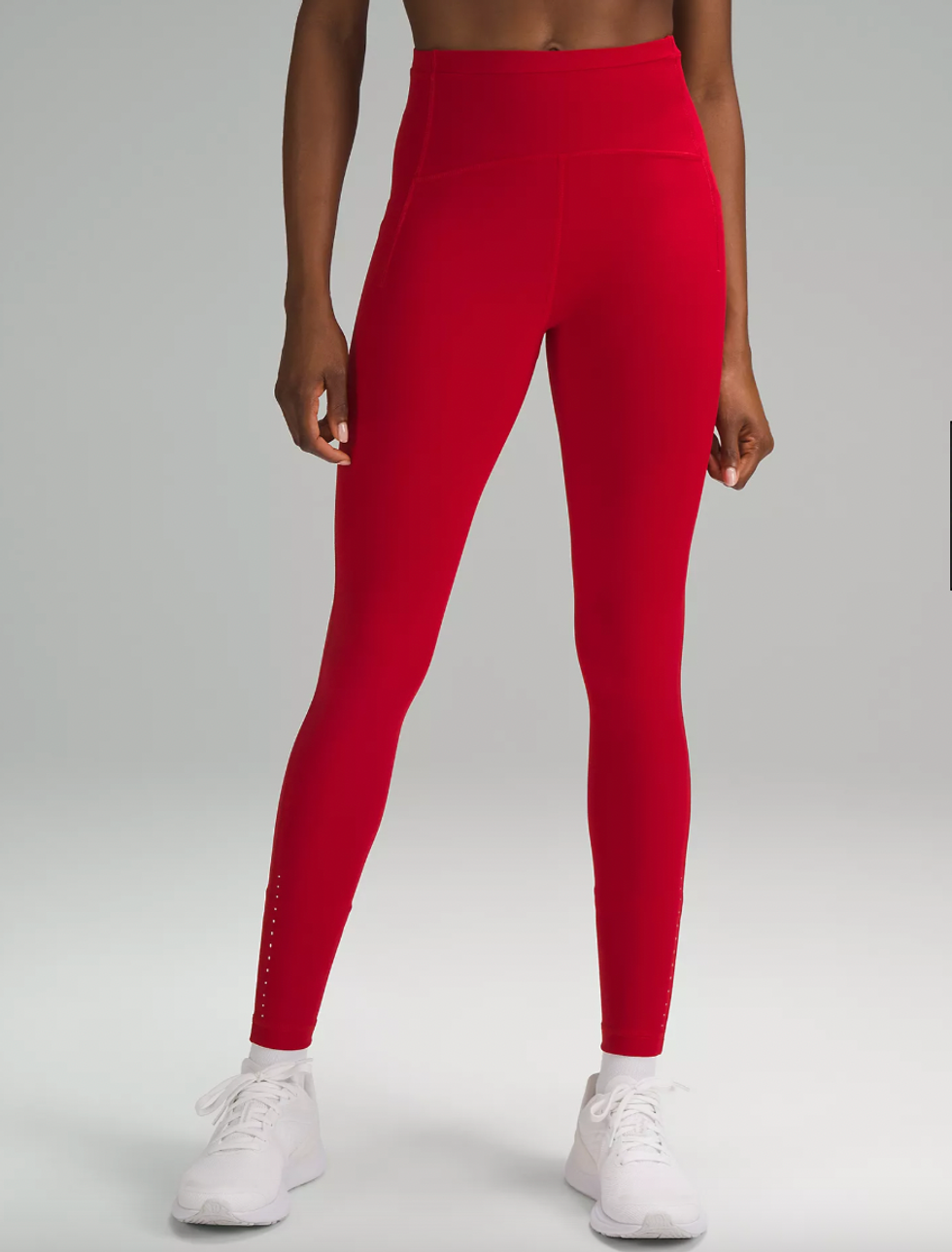 A model wearing Lululemon's Swift Speed High-Rise Tight 28".