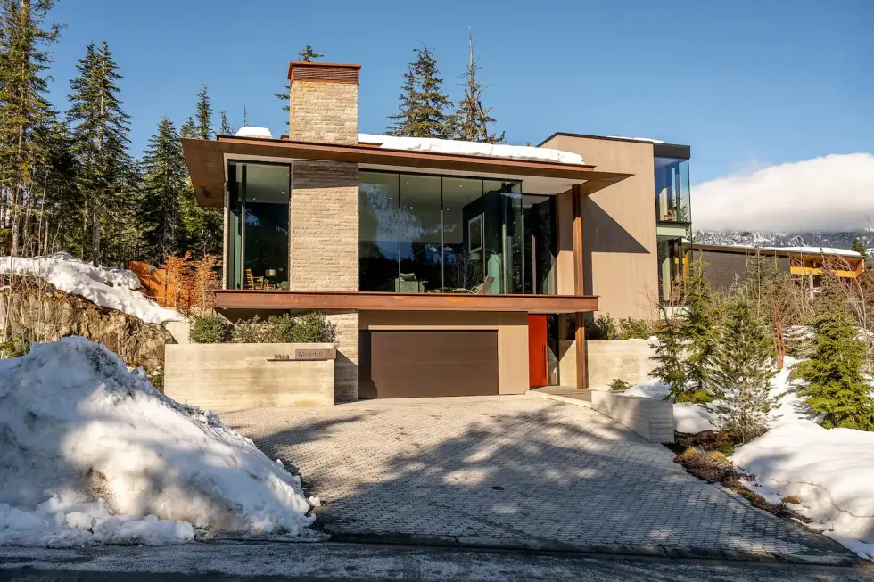 A modern property in Whistler, B.C.