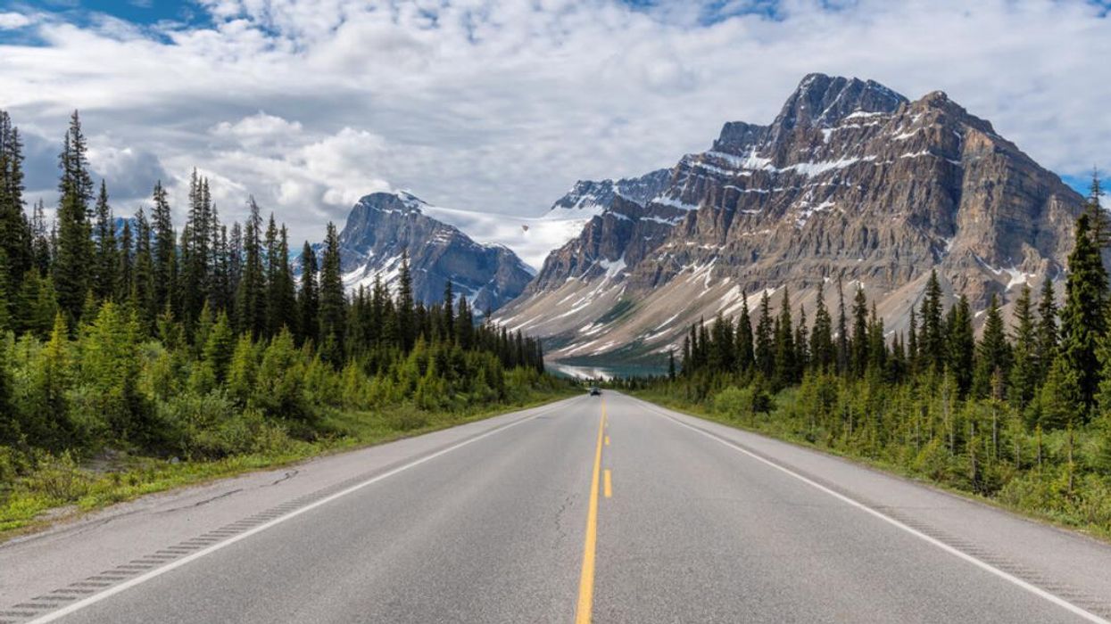 A mountain in Alberta.