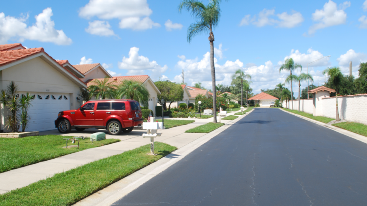A neighborhood in Florida.