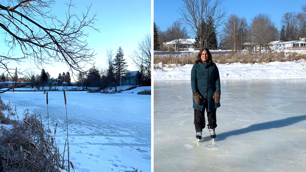 A New Outdoor Ice Rink Is Opening Near Ottawa & It's Bigger Than 6 NHL Rinks