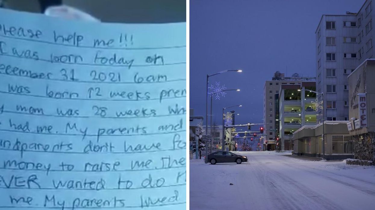 A Newborn Baby Was Abandoned In A Box In Alaska & His Mom Left A Heartbreaking Note