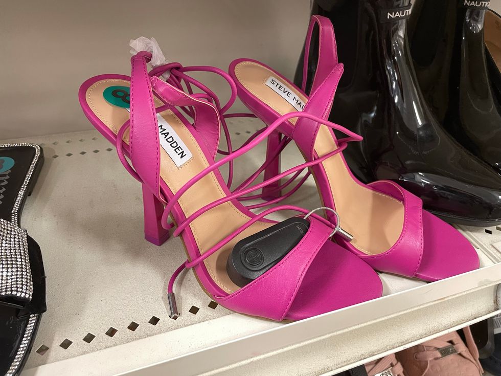 A pair of Steve Madden Shoes.