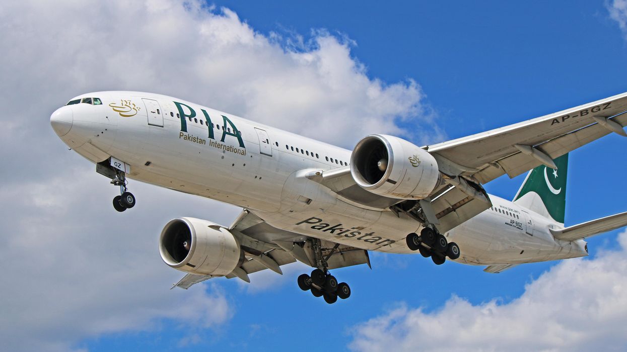 A Pakistan International Airlines flight.