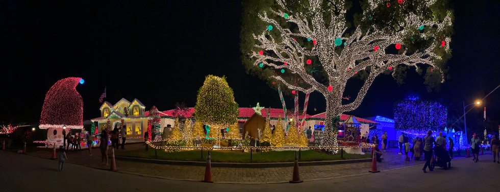 A panorama of the home.