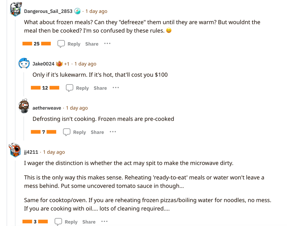 A part of the Reddit thread.