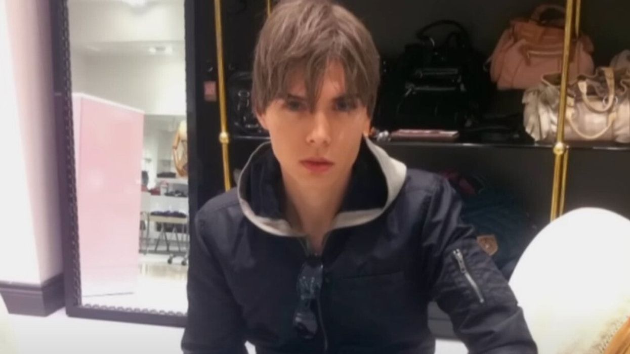 A person looking at the camera.