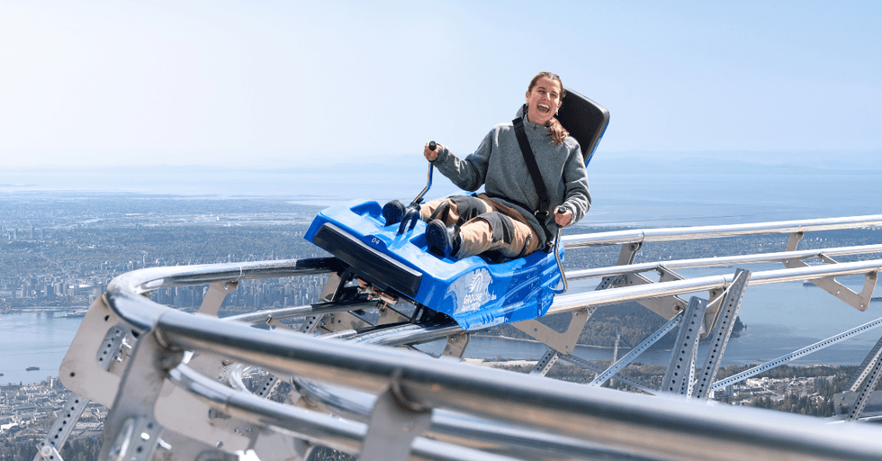 松鸡山新玩法：Grouse Gravity Coaster 过山车开放，穿林+俯瞰温哥华全景