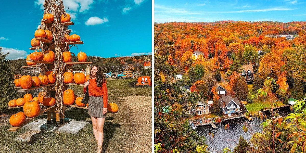Fall In Ontario This Ontario town nestled amidst sparkling lakes is one of Canada's ...