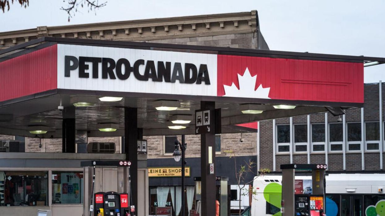 A Petro-Canada gas station.