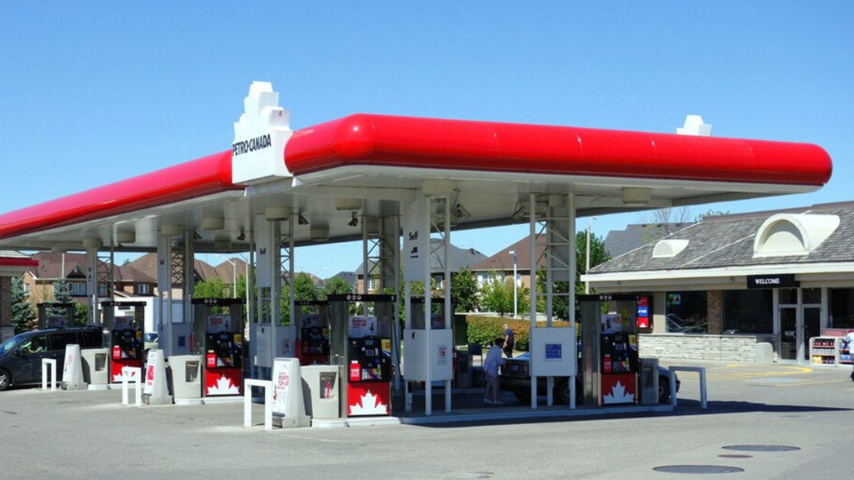 A Petro Canada station.