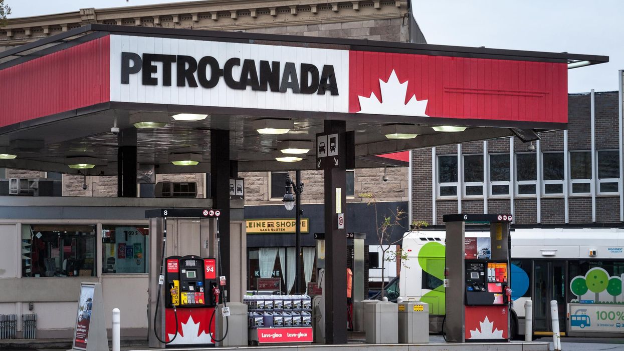 A Petro gas station in Canada.