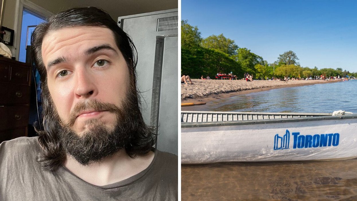 A photo of Patrick. The Toronto Islands.