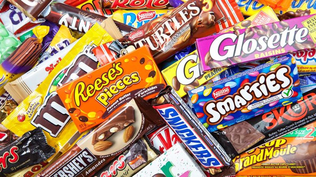 A pile of candy.
