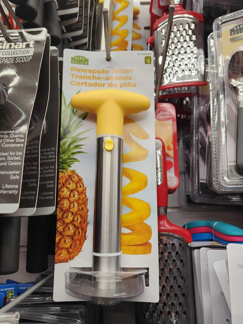 A pineapple slicer.