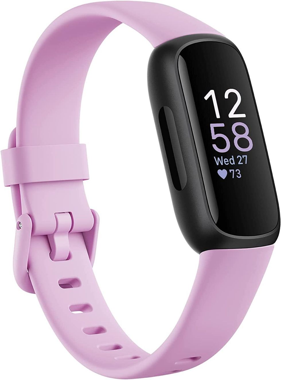 A pink Fitbit.