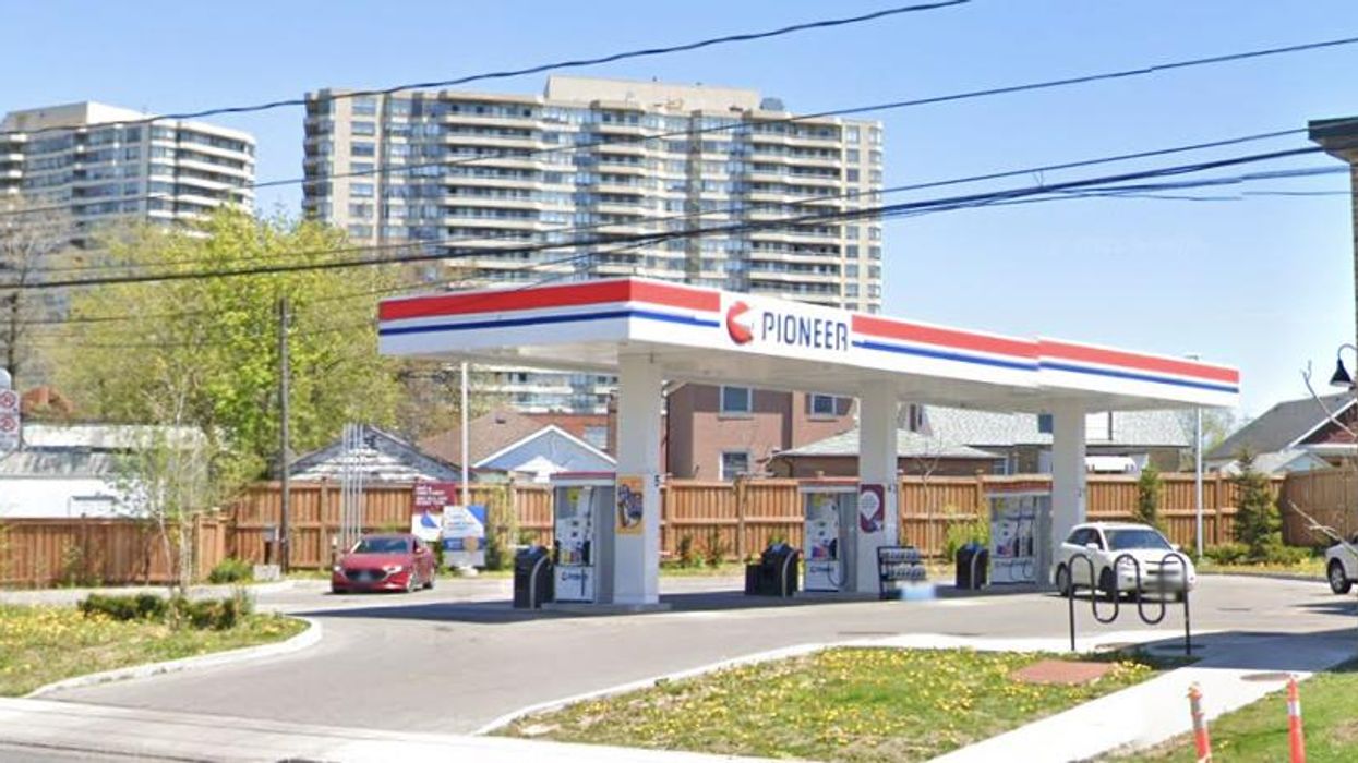 A Pioneer gas station in Toronto.