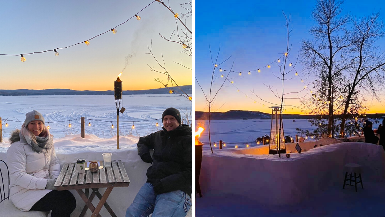 A Polar Bar Near Ottawa Just Opened & You Can Drink Boozy Coffee Overlooking Mountains