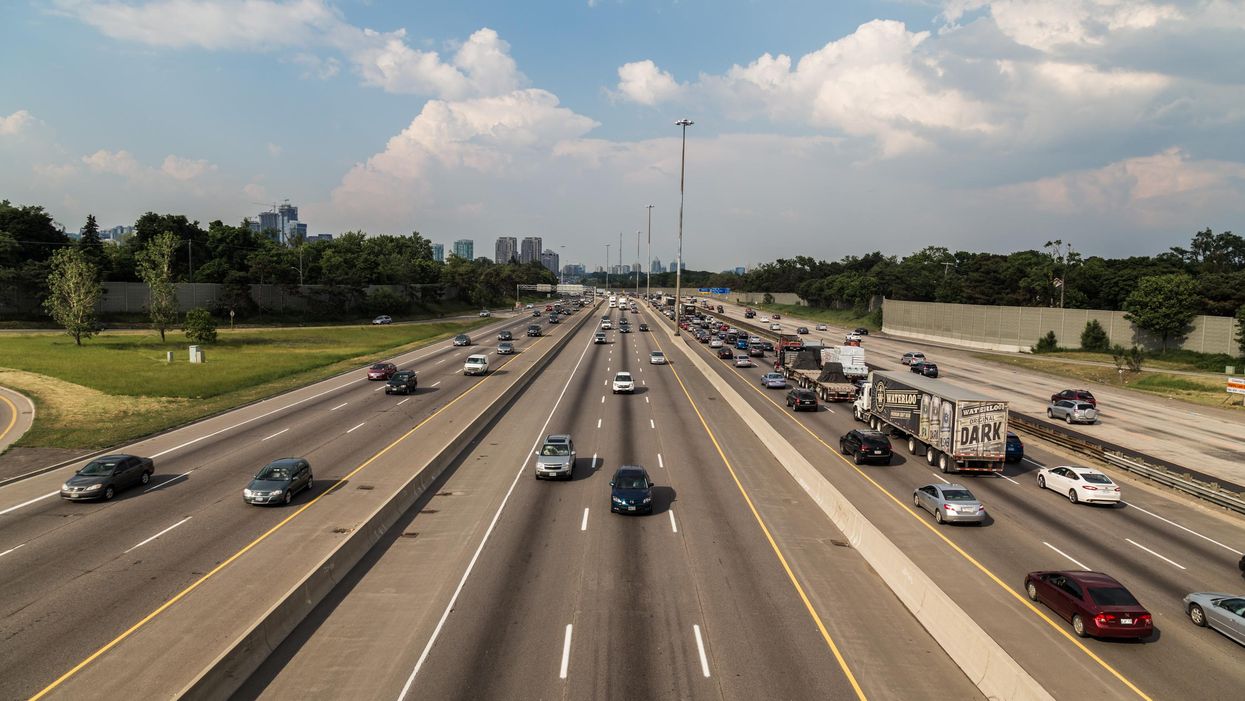 A portion of Highway 401.