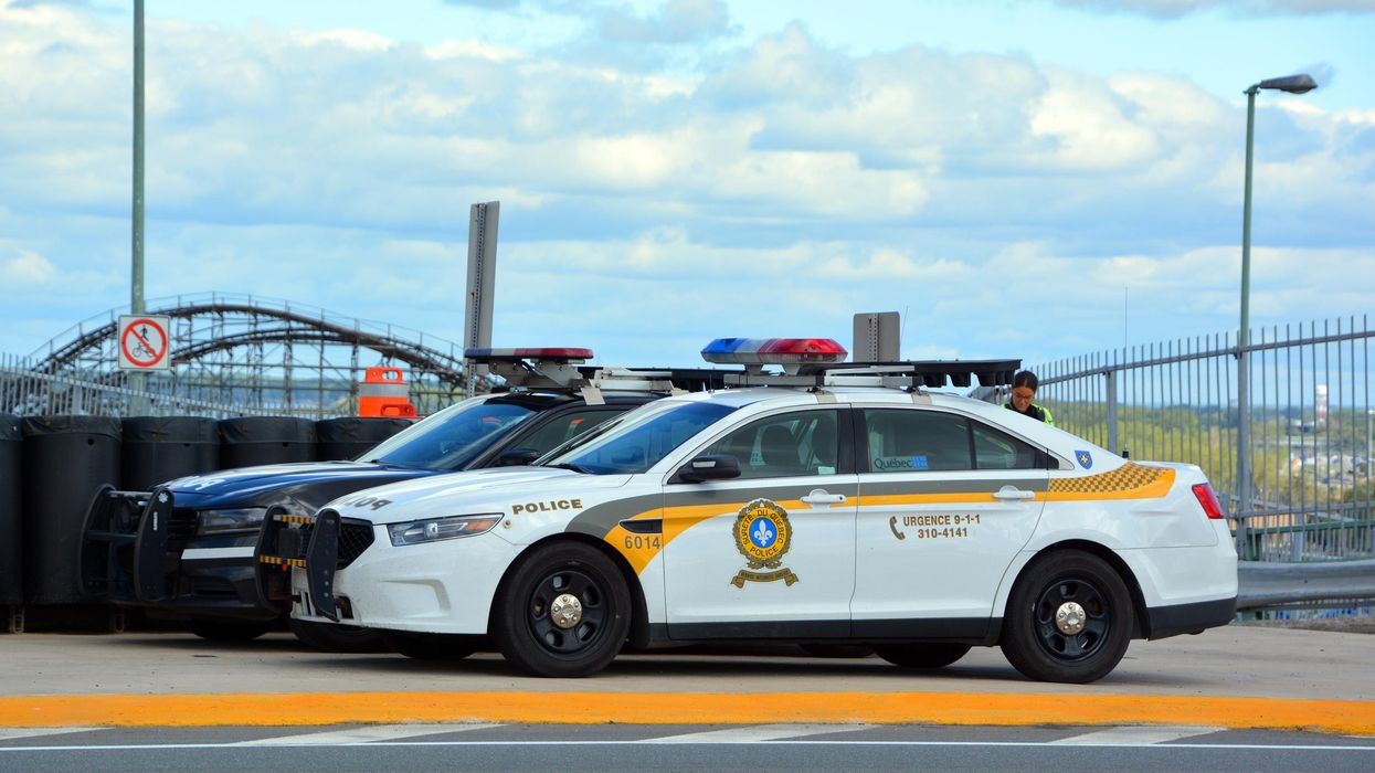 A Quebec provincial police car.