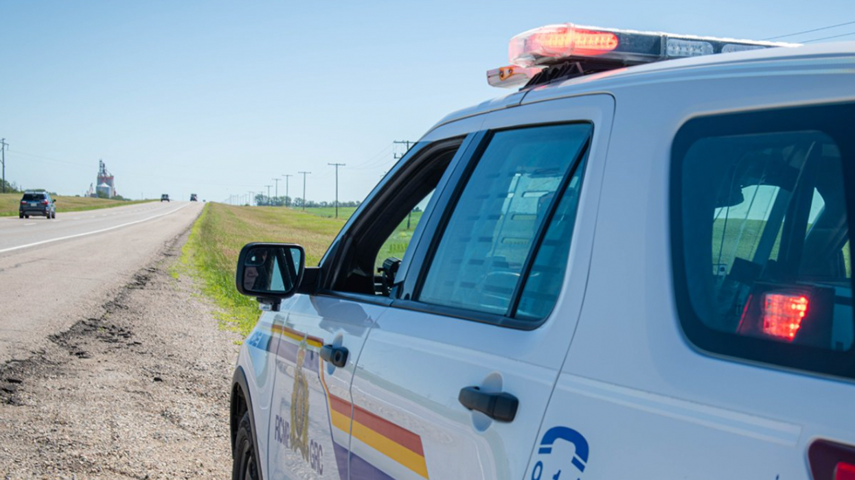A RCMP vehicle in Saskatchewan.