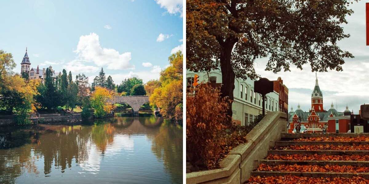 This beautiful Ontario spot feels like Europe and has quaint streets dotted with cozy cafes