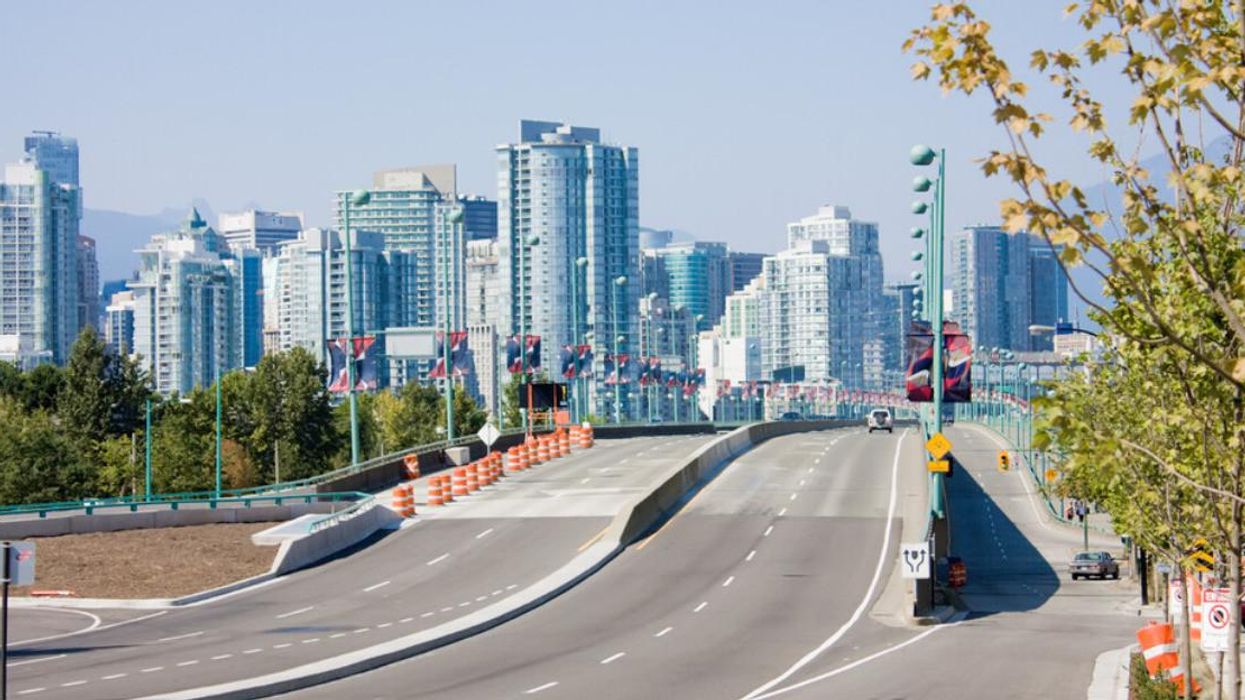 A road in Vancouver, B.C.