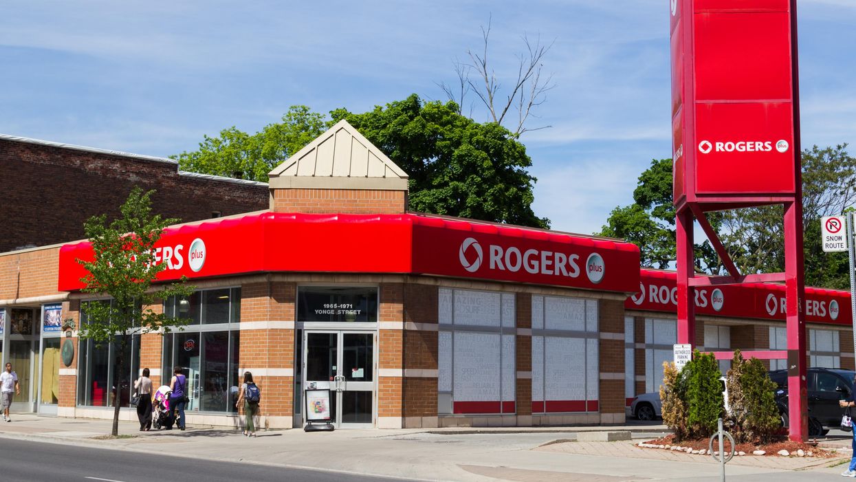 A Rogers store.