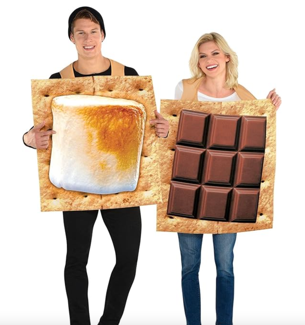 A S'mores couples costume.