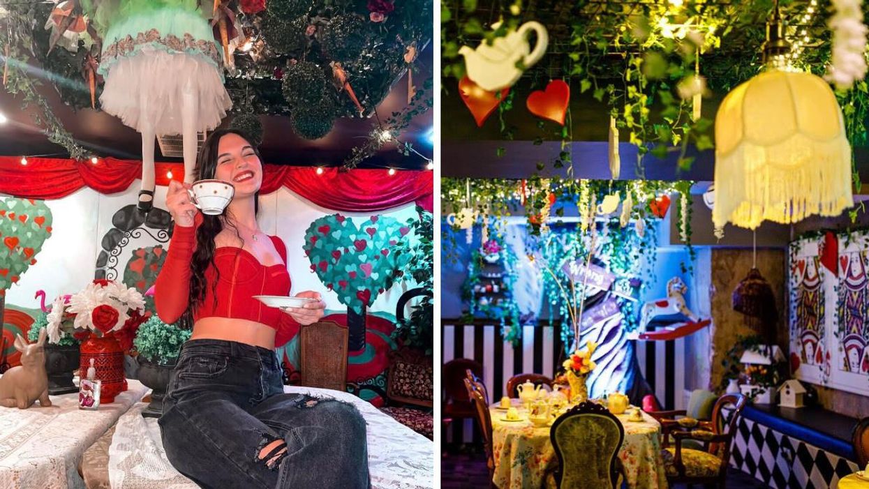 A Secret Pop-Up Bar In Vancouver Is Giving Us 'Alice In Wonderland' Boozy Tea Party Vibes