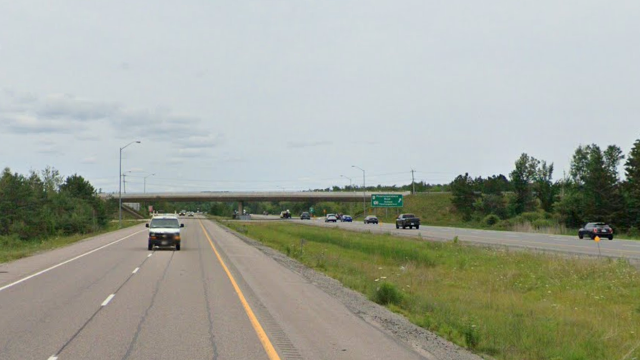 A section of Highway 400 in Ontario.