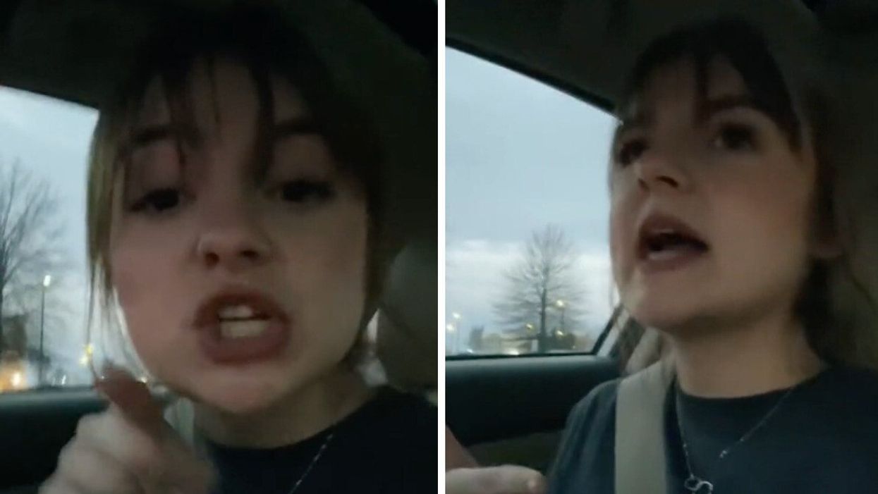 A server discussing tipping in a TikTok video.