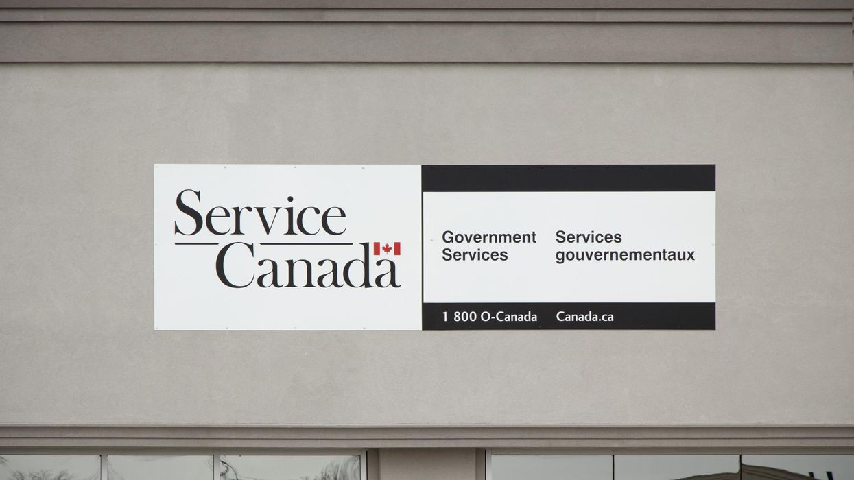 A Service Canada building.