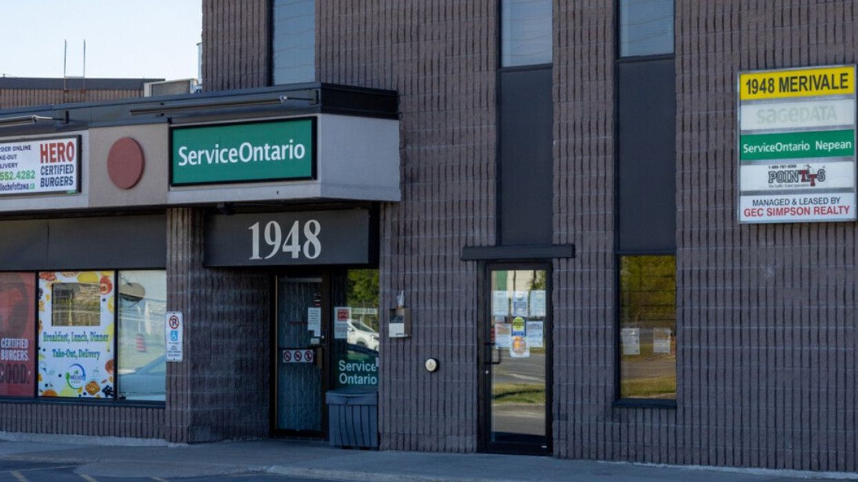 A ServiceOntario location in Ottawa.