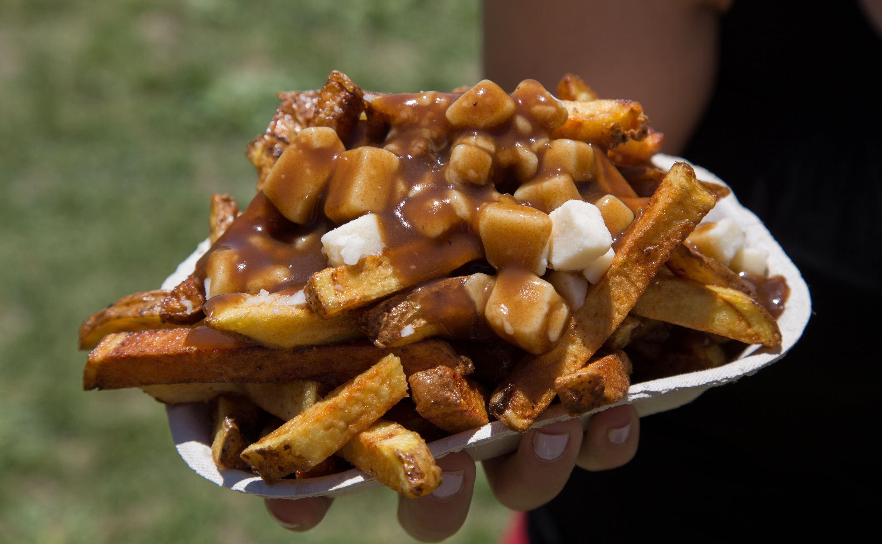 A serving of poutine.