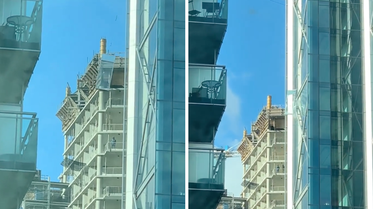 A Shattered Condo Window Had Glass Flying Onto A Toronto Street & The Video Is Terrifying