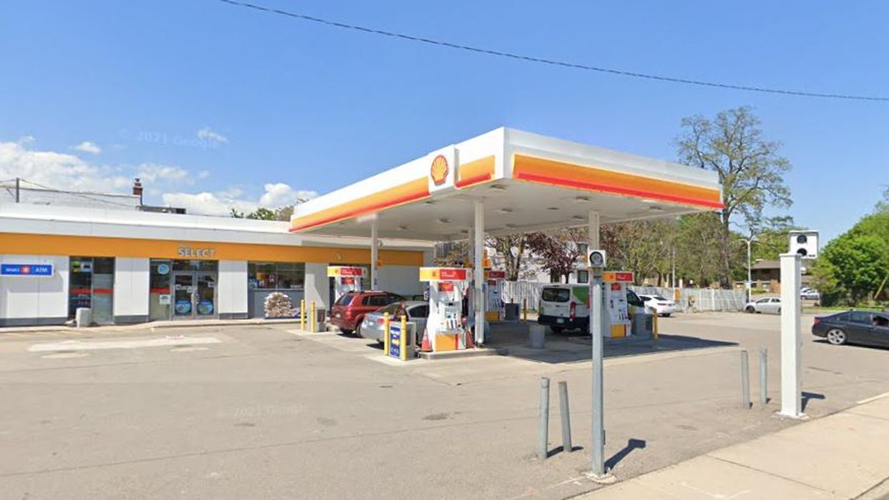 A Shell gas station