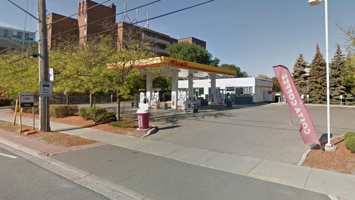 A Shell gas station
