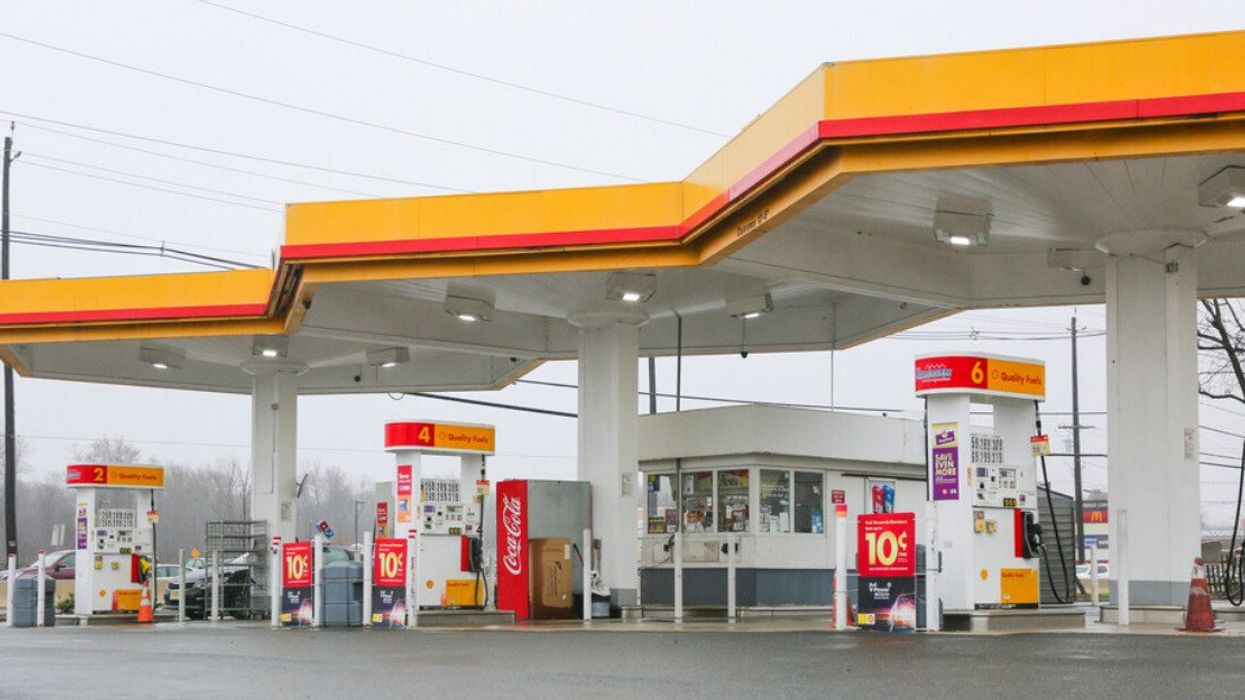 A Shell gas station.