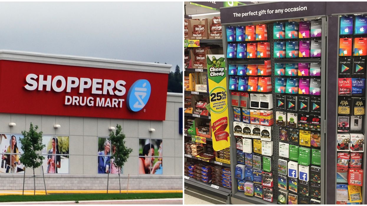 A Shoppers Drug Mart Gift Card Scam Is Happening At Some ...