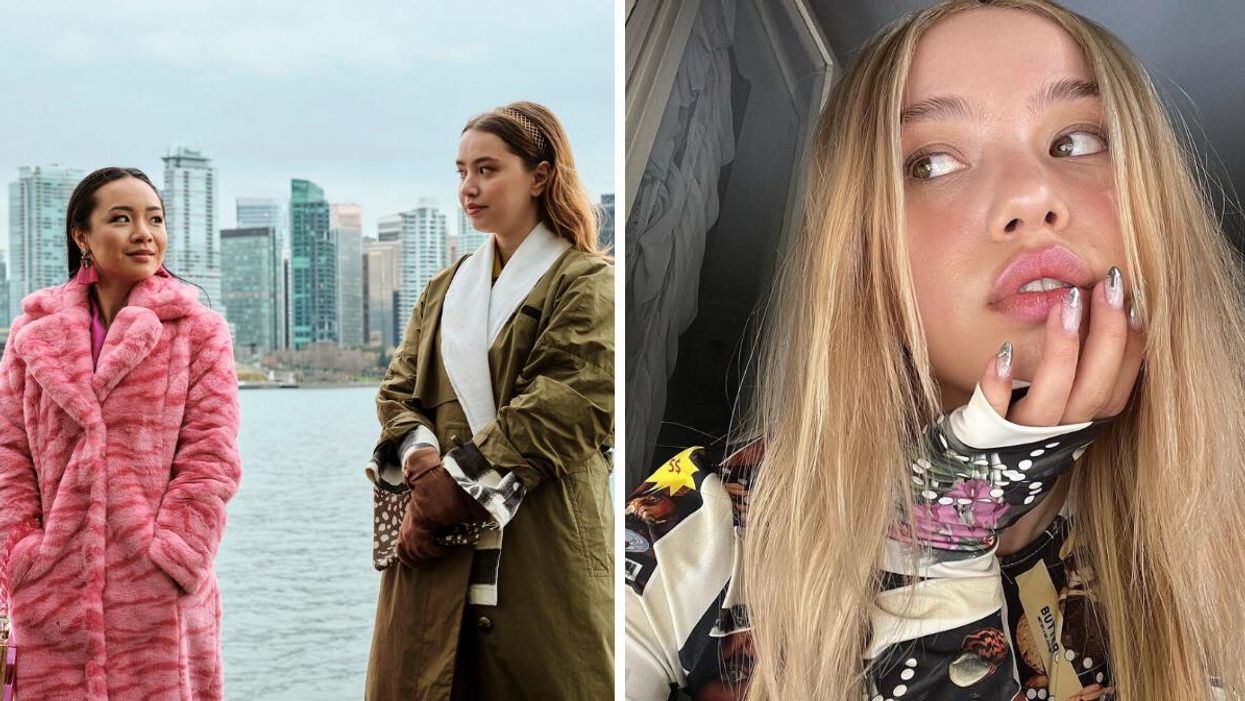 A shot from the new Netflix and CBC Gem show. Right: Emilija Baranac.