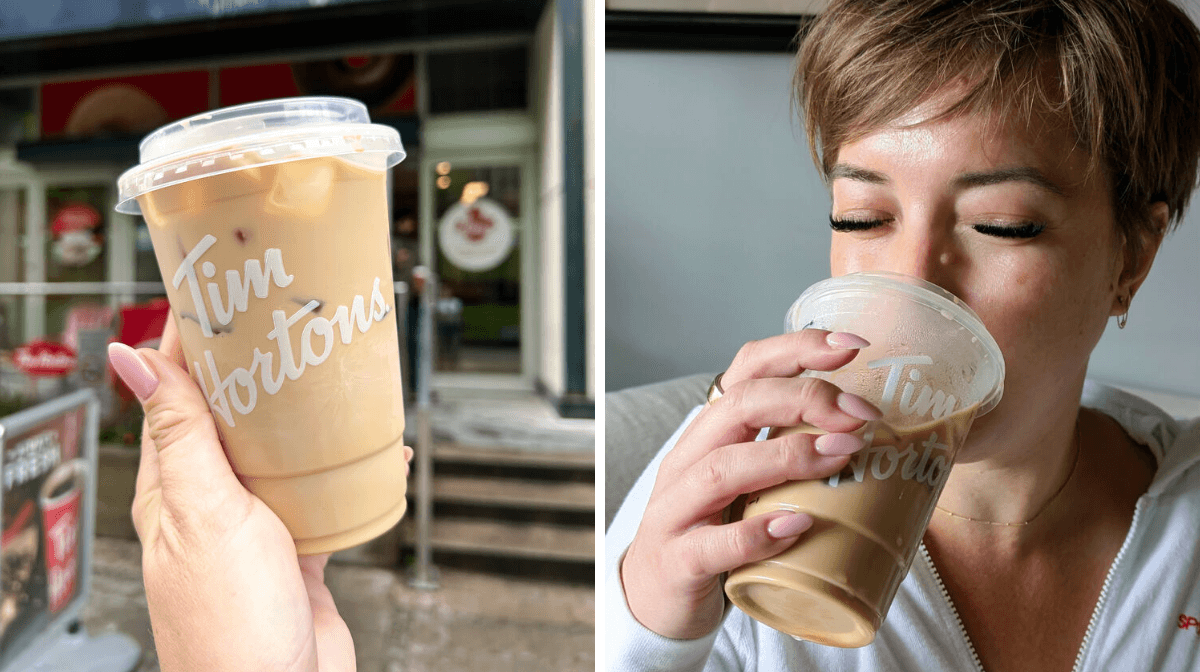 I compared iced coffee from Tim Hortons, McDonald's and Starbucks — there's a definite winner Victoria Kuglin | Narcity Contributing Writer Jul 03, 2026, 8:00 AM #2: Starbucks #3: McDonald's Tagged