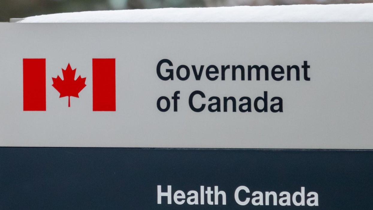 A sign for Health Canada.