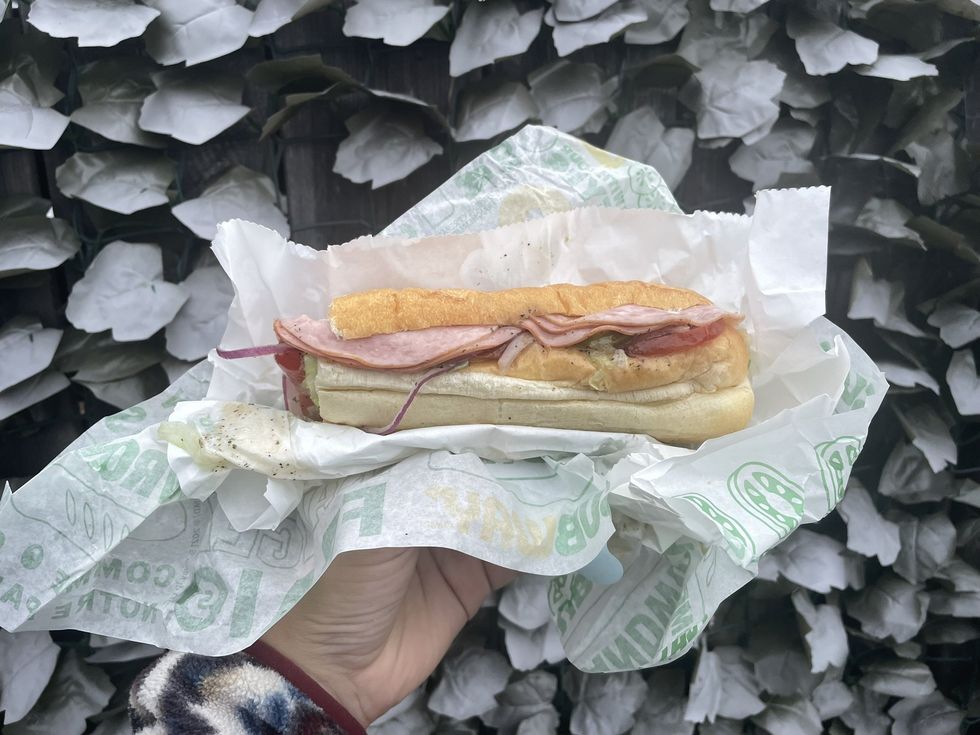 A six-inch Cold Cut Combo.