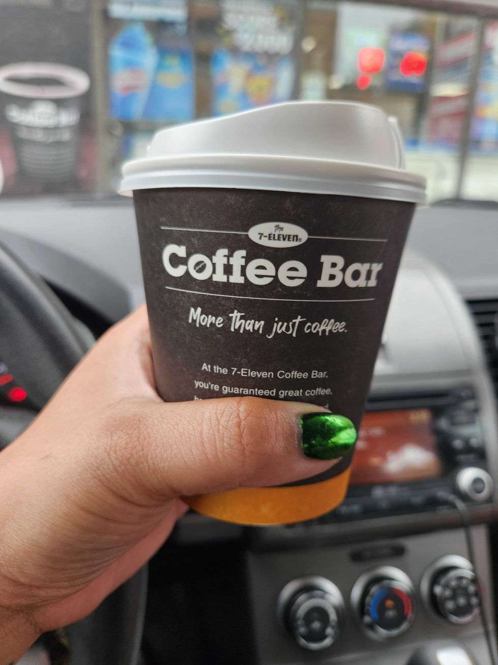 A small coffee from 7-11 in Toronto that cost $2.36.